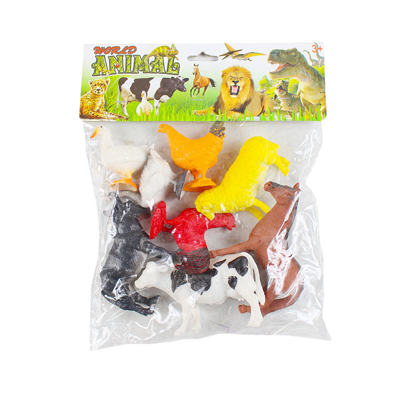 Farm Animals World for Kids 8 Pcs