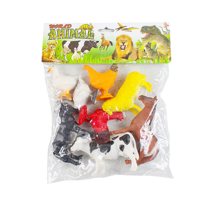 Farm Animals World for Kids 8 Pcs