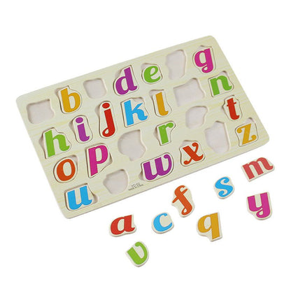 Capital & Small Alphabets Wooden Puzzle Board 2027 - Preschool mall - Preschool Supplies & Educational Toys