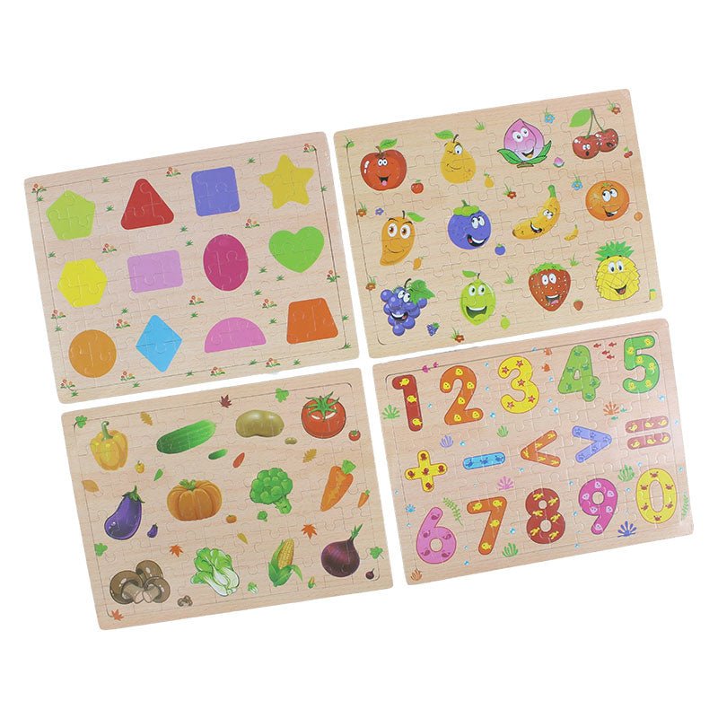 Kids Wooden Educational Puzzle Boards 1993 - Preschool mall - Preschool Supplies & Educational Toys