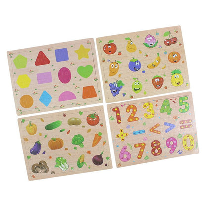 Kids Wooden Educational Puzzle Boards 1993 - Preschool mall - Preschool Supplies & Educational Toys