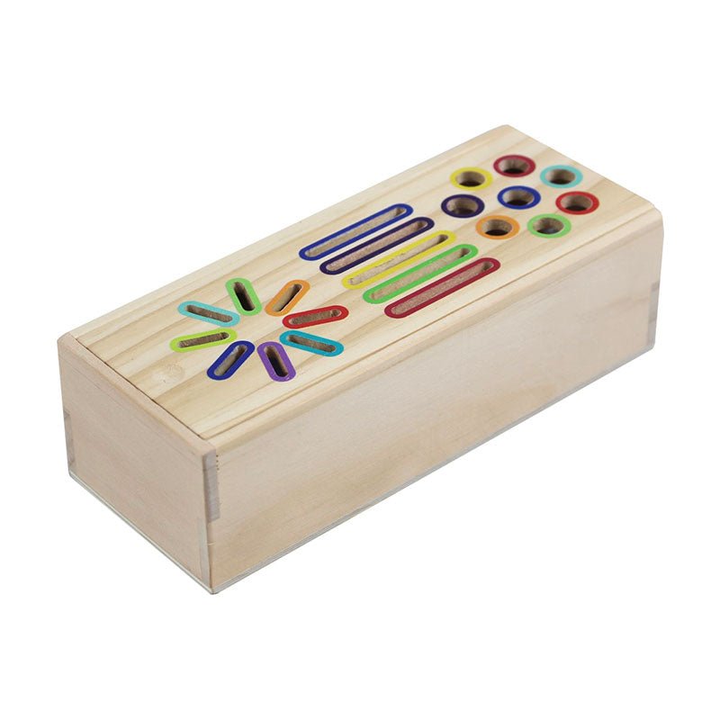 Three - in - one Wooden Shape Sorting Box - Preschool mall - Preschool Supplies & Educational Toys