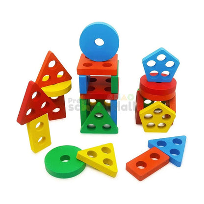 6 Column Stacking Puzzle Toy For Kids