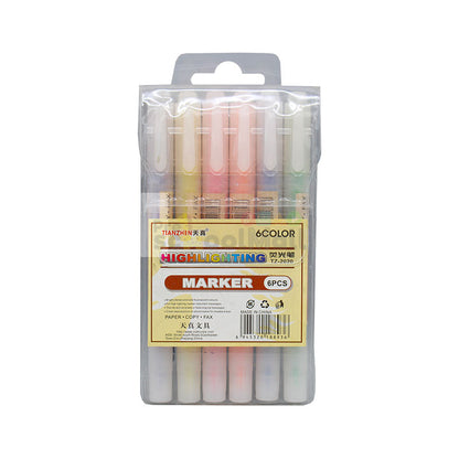 6 Pcs Tianzhen Highlighting Marker