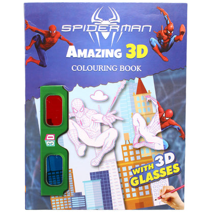 Amazing 3D Coloring Book with Glasses