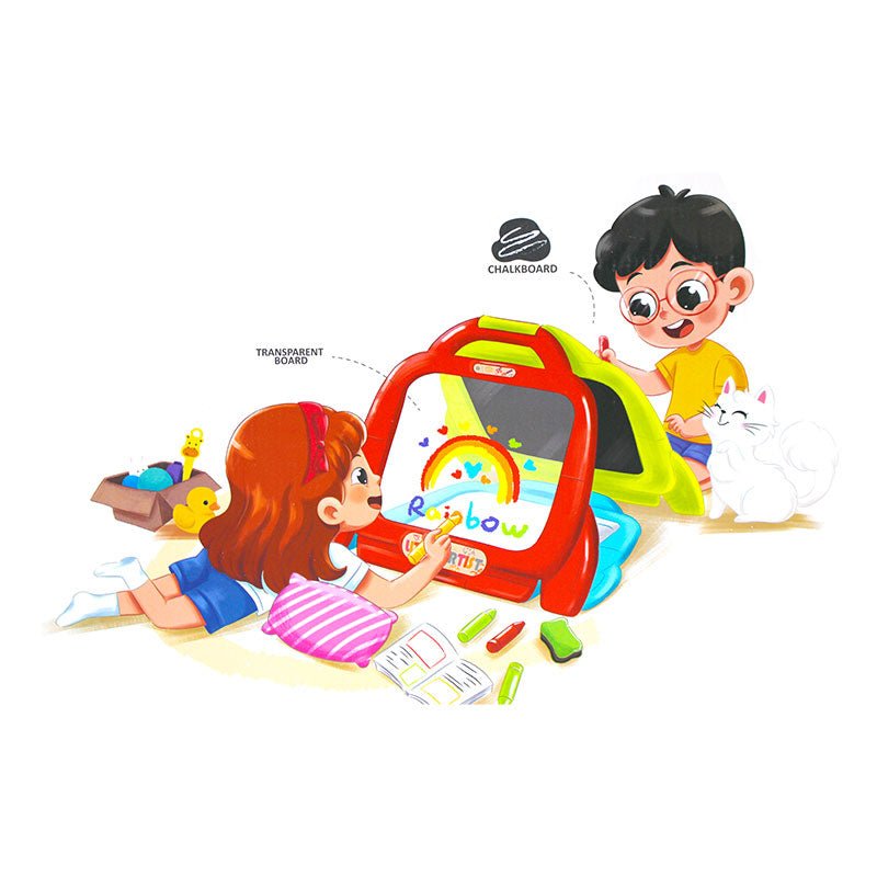 Kids 4 in 1 Creative Learning Artist Drawing Board - Preschool mall - Preschool Supplies & Educational Toys