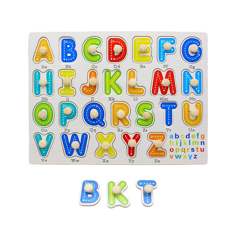 2 in 1 Alphabet Peg Board