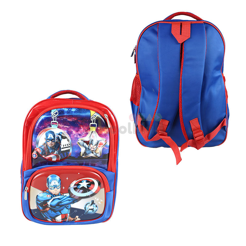 Avengers Embossed School Bag 17 inch (1757)