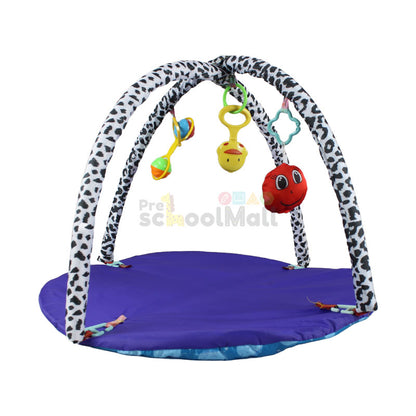 Baby Play Gym Mat with Hanging Rattles