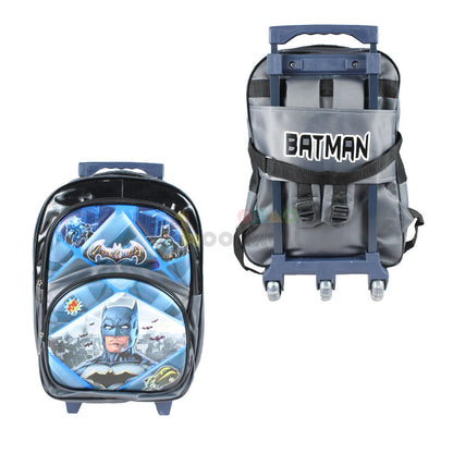 Batman Embossed Trolley School Bag 17 inch (1756)