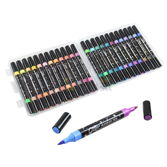 Bling Glitter Dual Tip with Double Color Markers