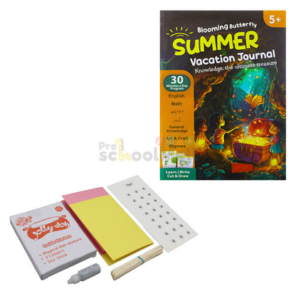 Summer Vacation Journal Activity Book 5+