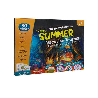 Summer Vacation Journal Activity Book 5+