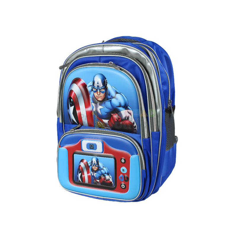 Captain America Embossed School Bag 17 inch (1762)