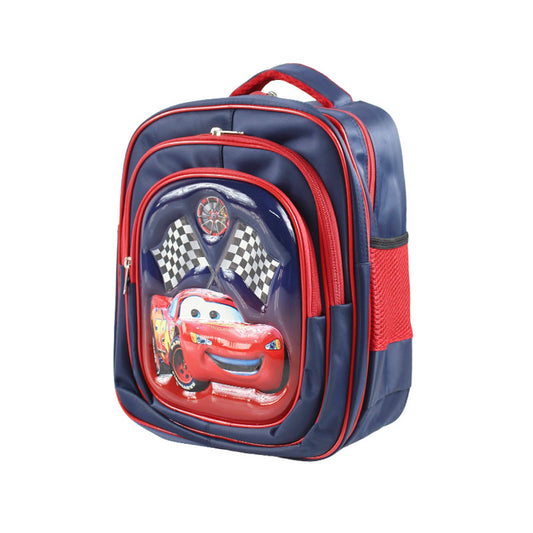 Car Embossed School Bag 14 inch (1760)