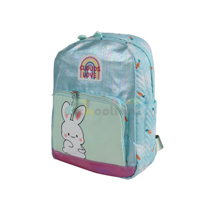 Clouds Love Shiny Bunny Small Backpack