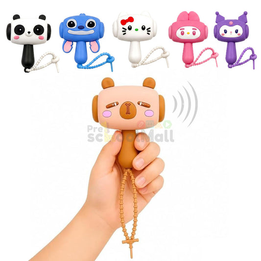 Chu-Chu Cute Cartoon Hammer Keychain with Sound for Kids