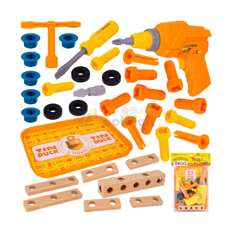 Creative Tools Set For Kids With Electric Drill Machine