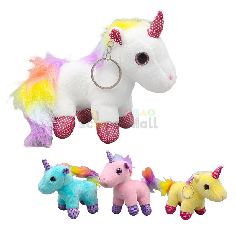 Cute Unicorn Stuffed Keychain