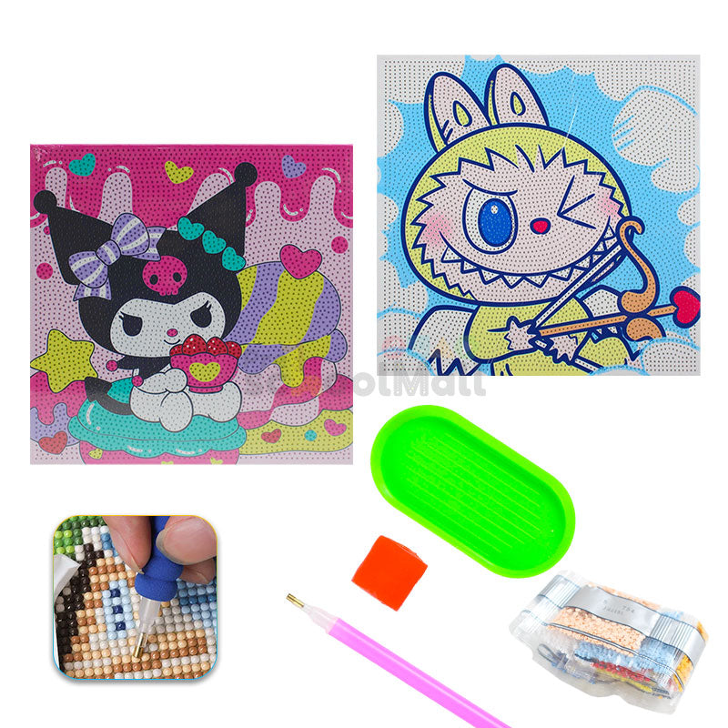 DIY 5D Diamonds Beads Painting Wooden Board #2001