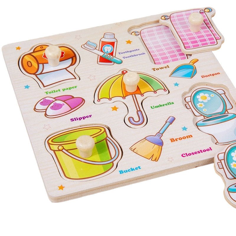 Peg Puzzle Board Wooden for Toddlers 2021 - Preschool mall - Preschool Supplies & Educational Toys