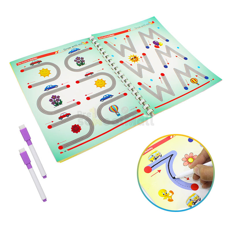 Activity Book 64 Pcs With 2 Pens