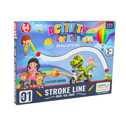 Activity Book 64 Pcs With 2 Pens