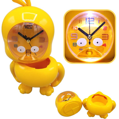 Duckling Alarm Clock with Light & Piggy Bank