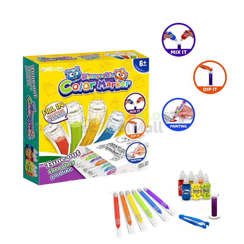 Fill in Changeable Color Marker