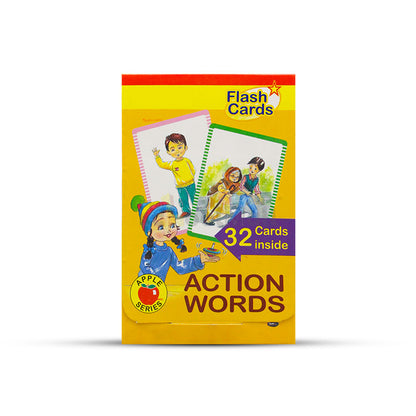 Action Words Flash Cards Apple Series