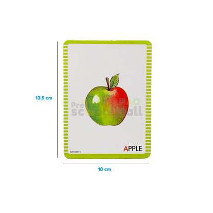 Capital Alphabet Flash Cards Apple Series
