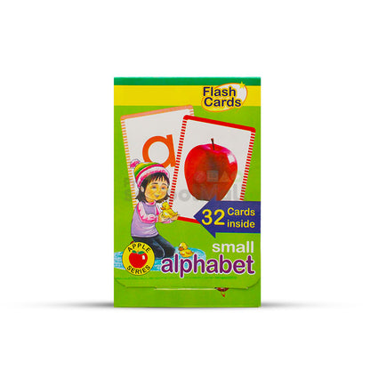 Small Alphabet Flash Cards Apple Series