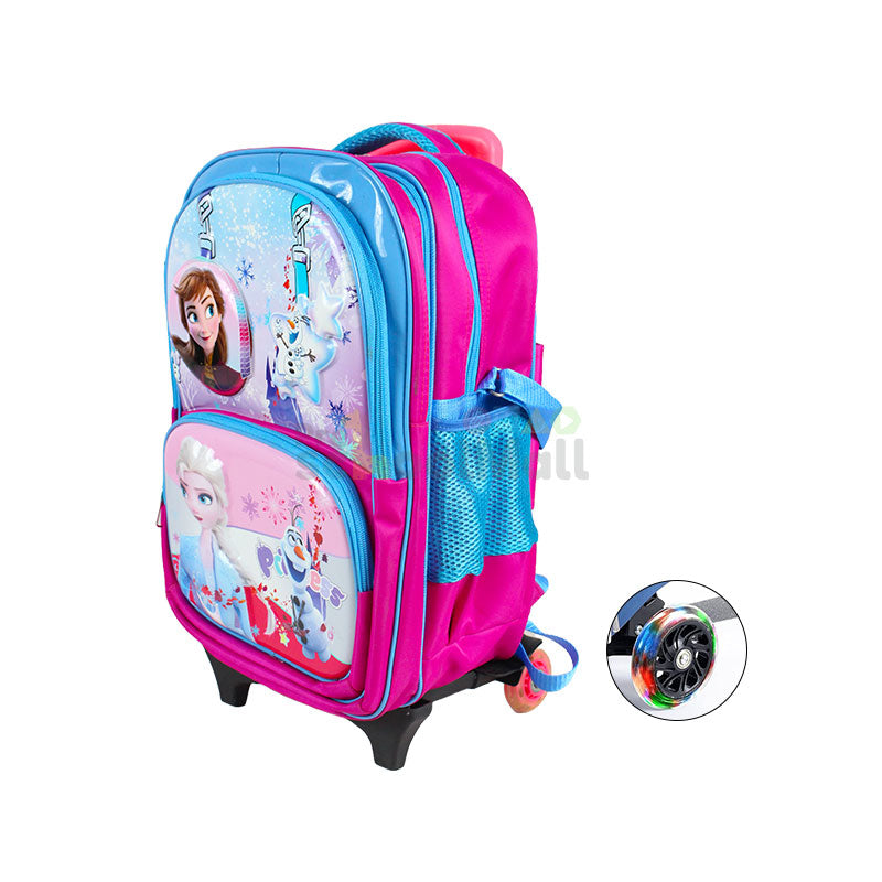 Frozen Embossed Trolley School Bag 17″