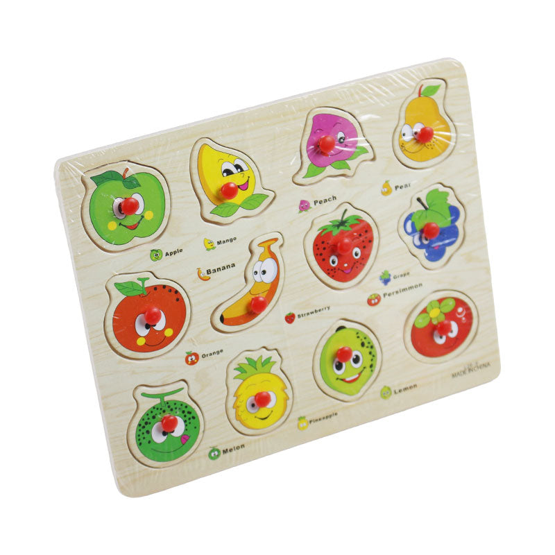 Peg Puzzle Board for Toddlers #02028