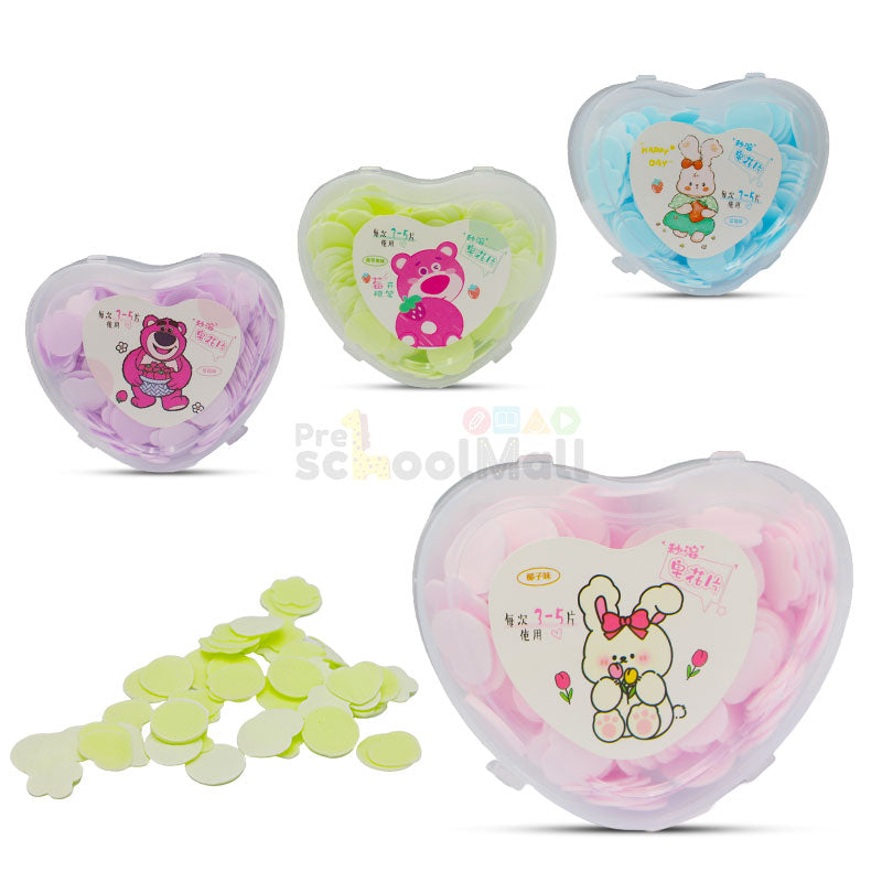 Heart Box Soap Flakes for Kids