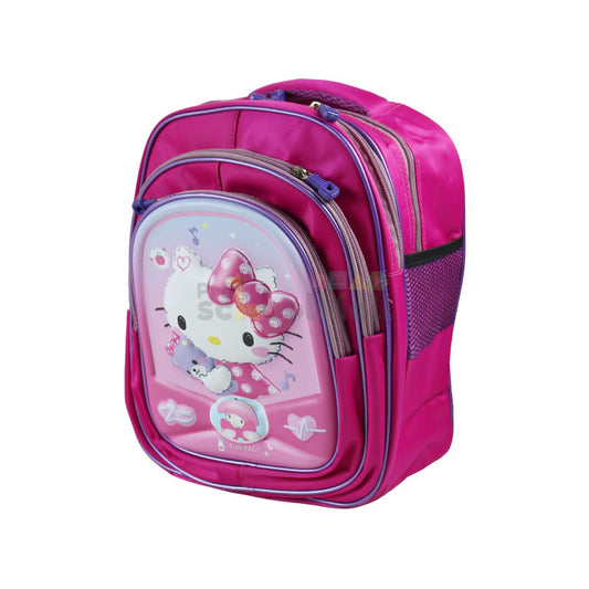 Hello Kitty Embossed School Bag 14 inch (1760)