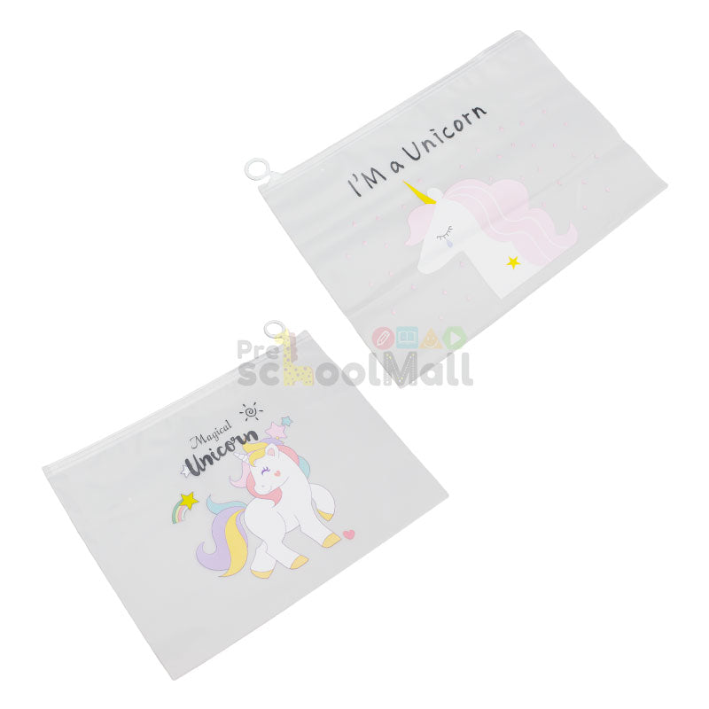 I’m a Unicorn Transparent Pouch for Girls Large