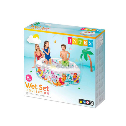Intex Sea Aquarium Pool for Kids (75" x 70" x 24")