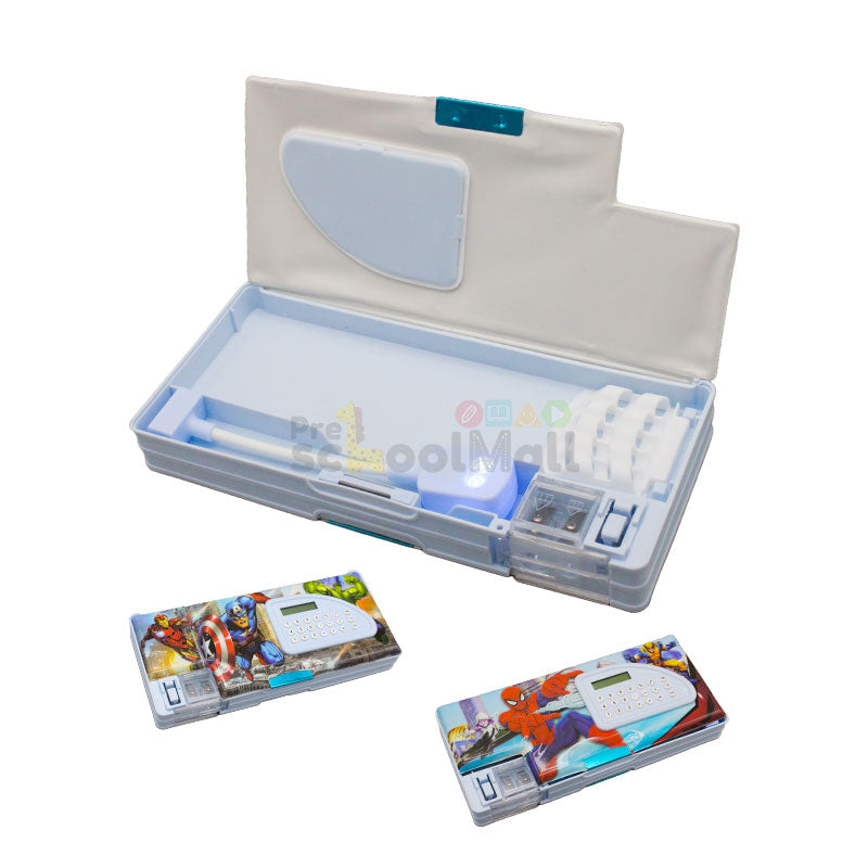 Mini Geometry Box Jumbo Geometry Box with Calculator & Light for Boys – Preschool mall ...