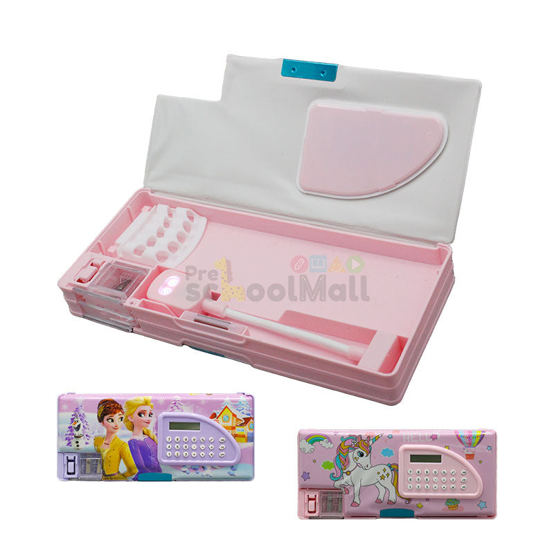 Large Geometry Box Jumbo Geometry Box with Calculator & Light for Girls – Preschool mall ...
