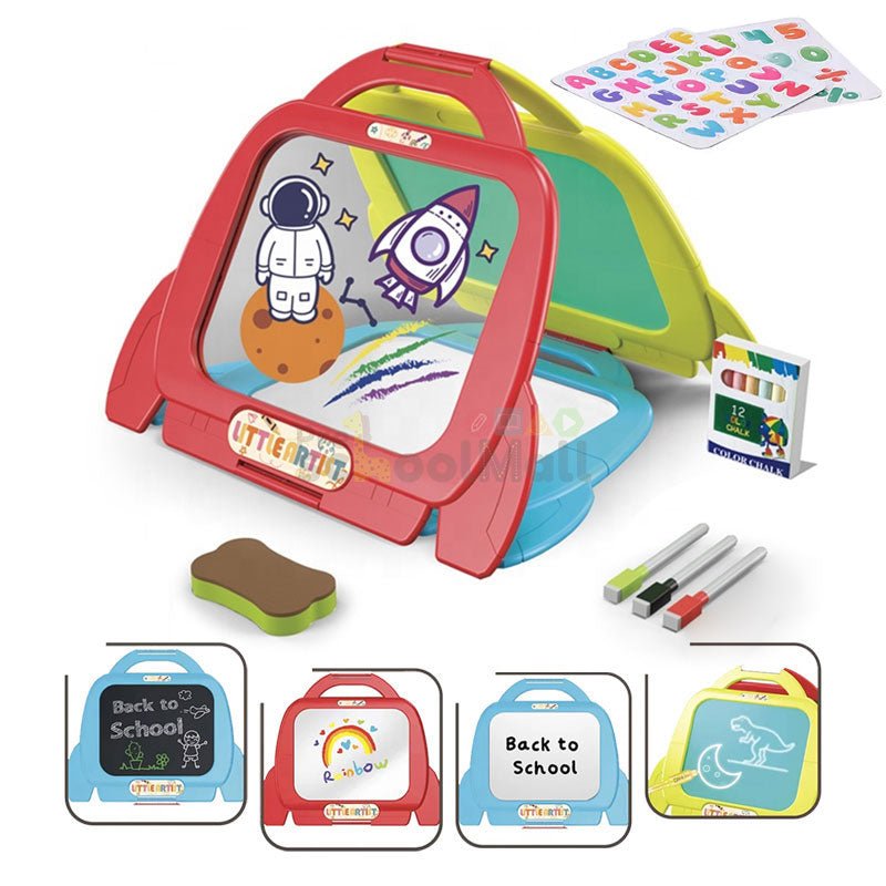 Kids 4 in 1 Creative Learning Artist Drawing Board - Preschool mall - Preschool Supplies & Educational Toys