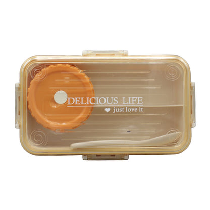 Four Compartment Delicious Life Lunch Box