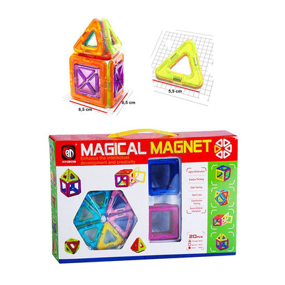 20 Pcs Magical Magnet Building Blocks