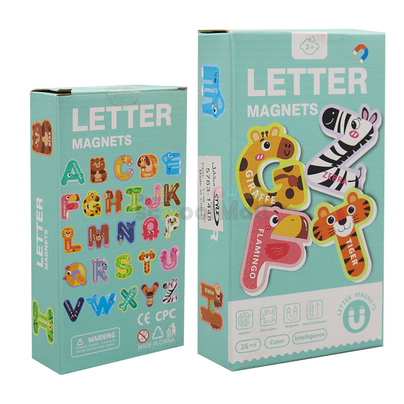 Magnetic Alphabets With Animal Pattern 26 Pcs