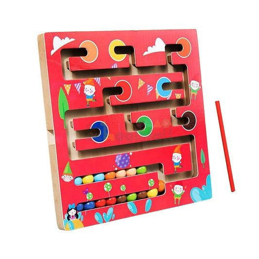 Matching Color Beads Game Wooden - Preschool mall - Preschool Supplies & Educational Toys