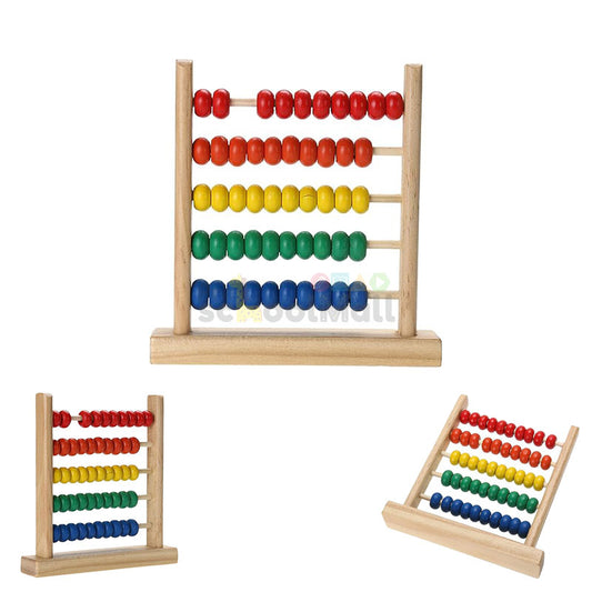 Mini Wooden Abacus Math Learning
