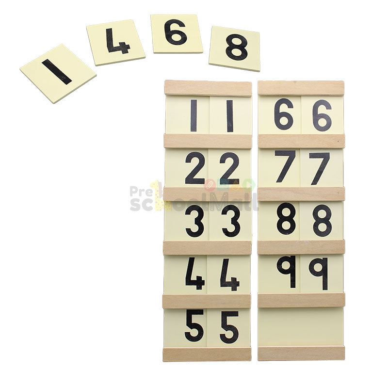 Montessori Wooden DIY Ten Board with Beads