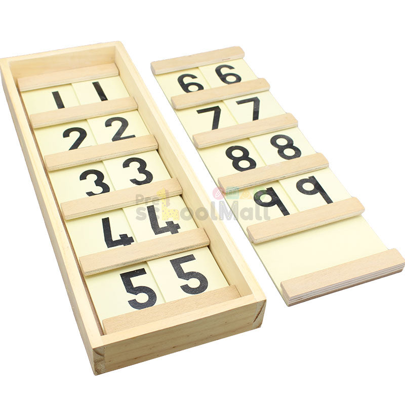 Montessori Wooden DIY Ten Board with Beads