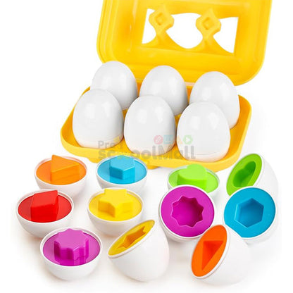 Montessori Eggs Matching Game 6 Pcs