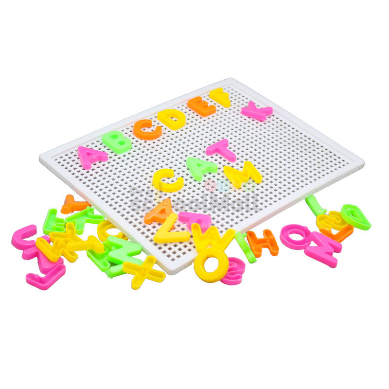 Multicolor Capital Alphabets Pin Board